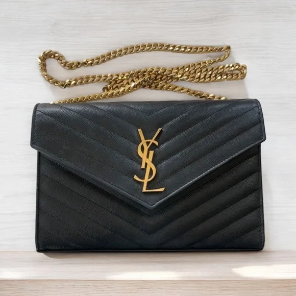 ๐ฅ YSL Envelope Crossbody Bag With Box and Dustbag EUC! - Picture 5 of 10